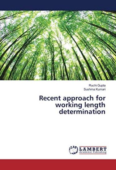 Recent approach for working length determination – Ruchi Gupta, kirjan kansikuva