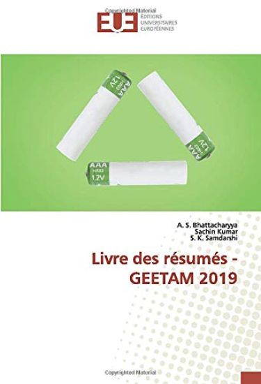 Livre des résumés - GEETAM 2019