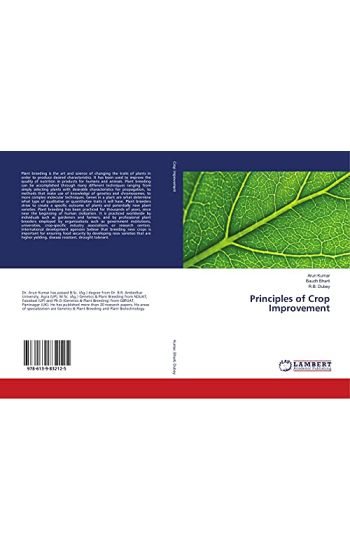Principles of Crop Improvement – Arun Kumar, kirjan kansikuva