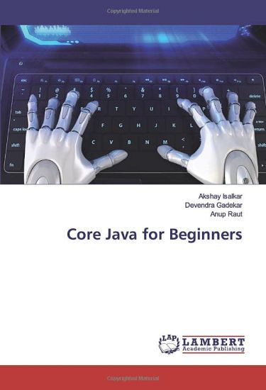 Core Java for Beginners – Akshay Isalkar, kirjan kansikuva
