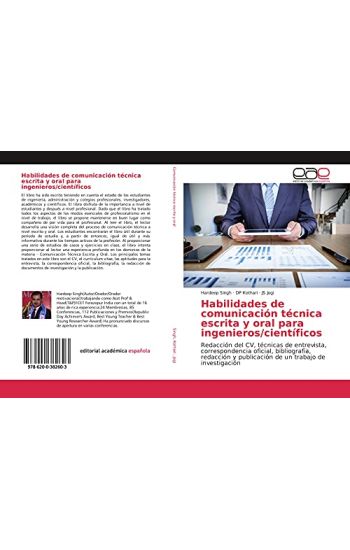 Habilidades de comunicación técnica escrita y oral para ingenieros/científicos