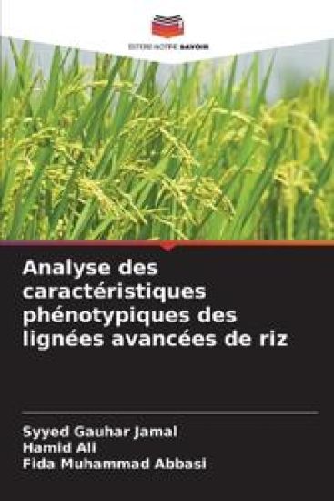 Analyse des caractéristiques phénotypiques des lignées avancées de riz