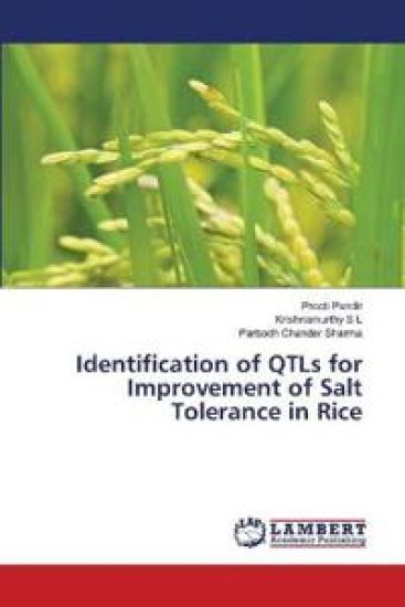 Identification of QTLs for Improvement of Salt Tolerance in Rice