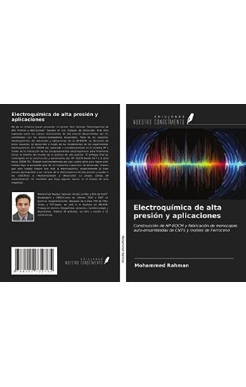Electroquímica de alta presión y aplicaciones – Mohammed Rahman, kirjan kansikuva