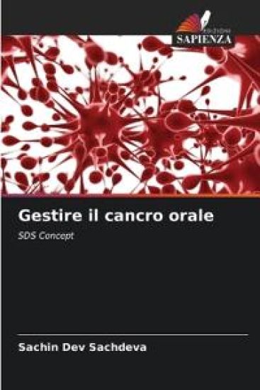 Gestire il cancro orale – Sachin Dev Sachdeva, kirjan kansikuva