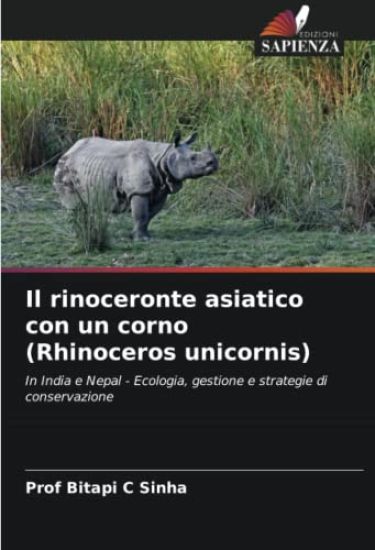 Il rinoceronte asiatico con un corno (Rhinoceros unicornis)