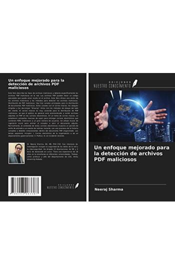 Un enfoque mejorado para la detección de archivos PDF maliciosos – Neeraj Sharma, kirjan kansikuva
