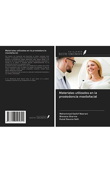 Materiales utilizados en la prostodoncia maxilofacial – Mohammad Kashif Noorani, kirjan kansikuva