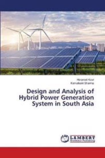 Design and Analysis of Hybrid Power Generation System in South Asia – Harpreet Kaur, kirjan kansikuva
