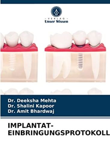 Implantat-Einbringungsprotokoll – Deeksha Mehta, kirjan kansikuva