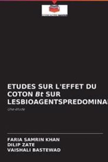 Etudes Sur L'effet Du Coton Bt Sur Lesbioagentspredominants