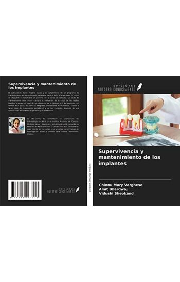 Supervivencia y mantenimiento de los implantes – Chinnu Mary Varghese, kirjan kansikuva