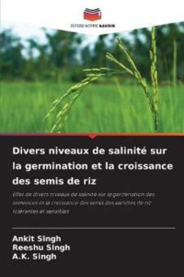 Divers niveaux de salinité sur la germination et la croissance des semis de riz