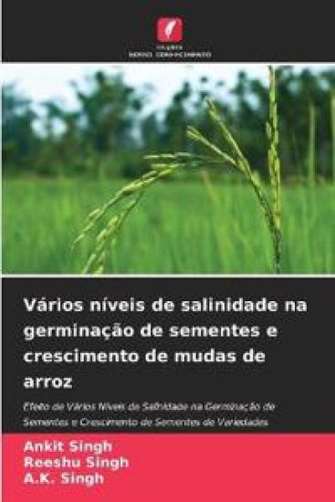 Vários níveis de salinidade na germinação de sementes e crescimento de mudas de arroz