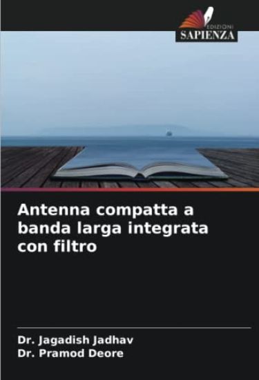 Antenna compatta a banda larga integrata con filtro