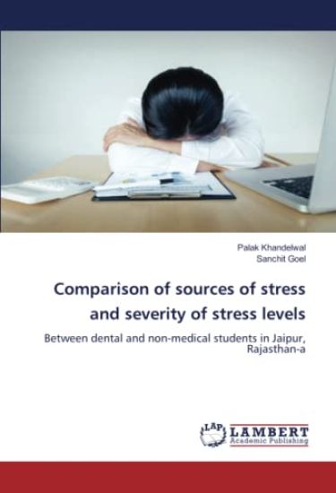 Comparison of sources of stress and severity of stress levels – Palak Khandelwal, kirjan kansikuva