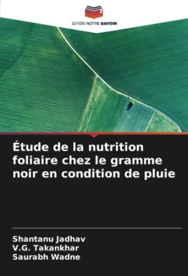 Étude de la nutrition foliaire chez le gramme noir en condition de pluie