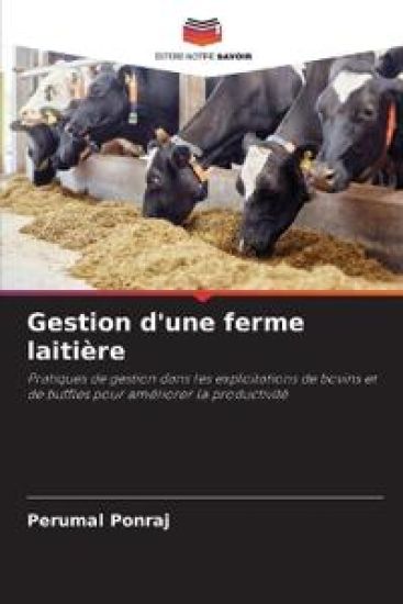 Gestion d'une ferme laitière