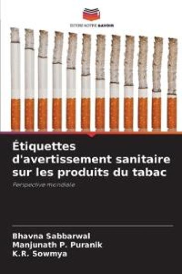 Étiquettes d'avertissement sanitaire sur les produits du tabac