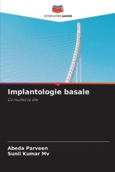 Implantologie basale – Abeda Parveen, kirjan kansikuva