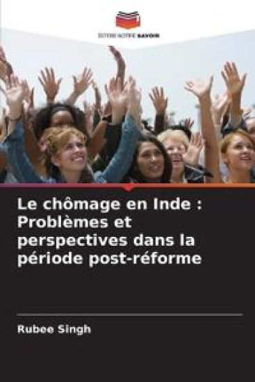 Le chômage en Inde – Rubee Singh, kirjan kansikuva