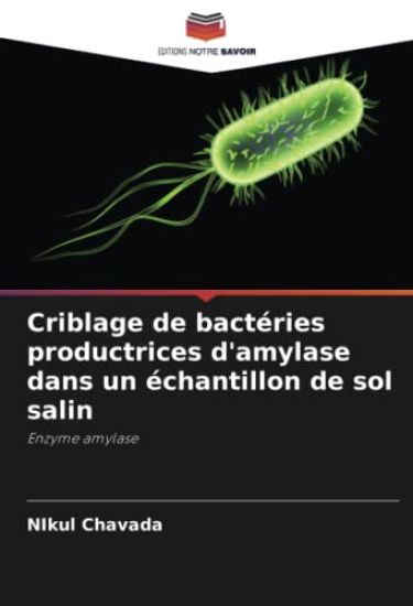 Criblage de bactéries productrices d'amylase dans un échantillon de sol salin