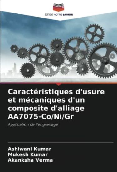 Caractéristiques d'usure et mécaniques d'un composite d'alliage AA7075-Co/Ni/Gr – Ashiwani Kumar, kirjan kansikuva
