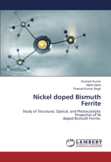 Nickel doped Bismuth Ferrite – Sushant Kumar, kirjan kansikuva