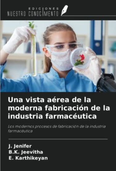 Una vista aérea de la moderna fabricación de la industria farmacéutica