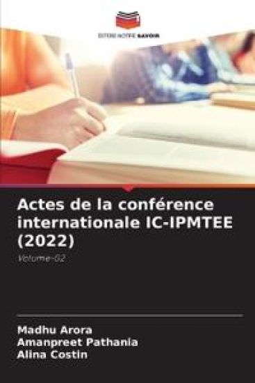 Actes de la conférence internationale IC-IPMTEE (2022) – Madhu Arora, kirjan kansikuva