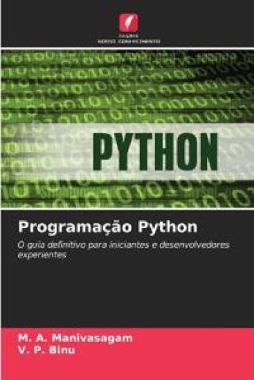 Programação Python – M A Manivasagam, kirjan kansikuva
