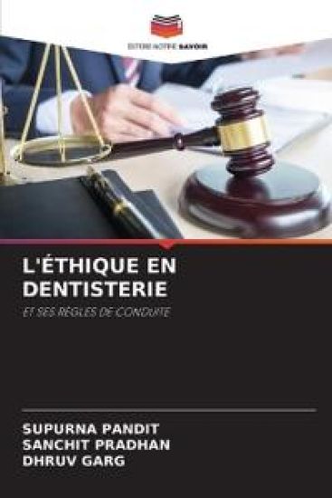 L'Éthique En Dentisterie – Supurna Pandit, kirjan kansikuva