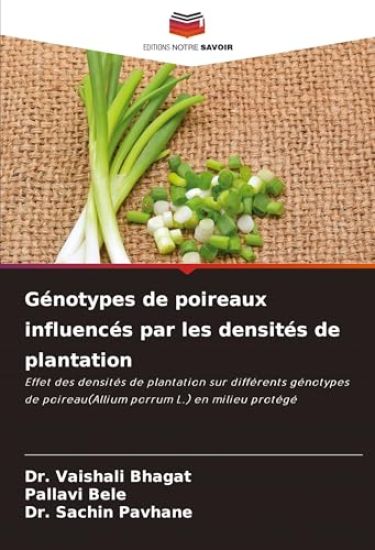 Génotypes de poireaux influencés par les densités de plantation