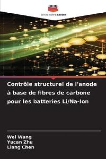 Contrôle structurel de l'anode à base de fibres de carbone pour les batteries Li/Na-Ion – Wei Wang, kirjan kansikuva
