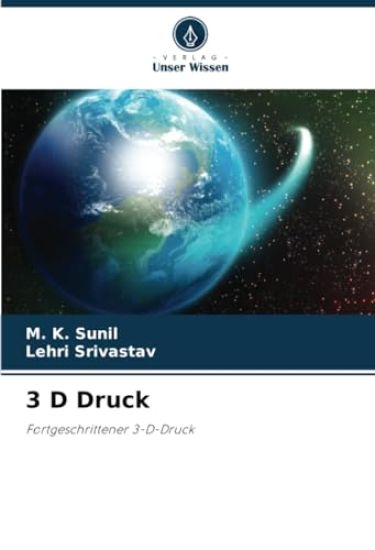 3 D Druck – M K Sunil, kirjan kansikuva