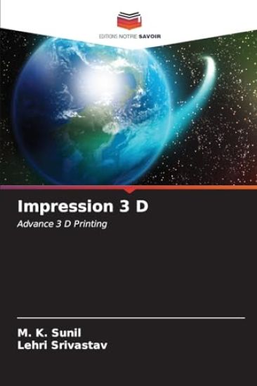 Impression 3 D – M K Sunil, kirjan kansikuva