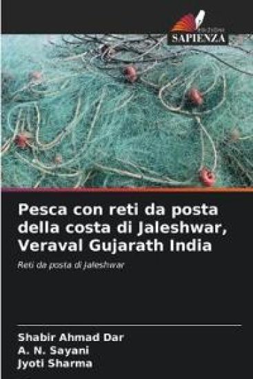 Pesca con reti da posta della costa di Jaleshwar, Veraval Gujarath India