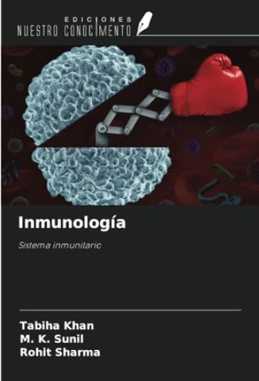 Inmunología – Tabiha Khan, kirjan kansikuva