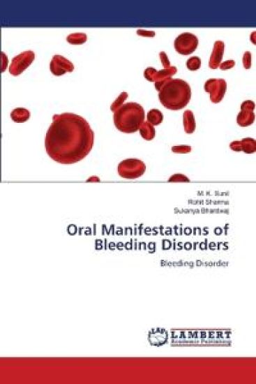 Oral Manifestations of Bleeding Disorders – M K Sunil, kirjan kansikuva