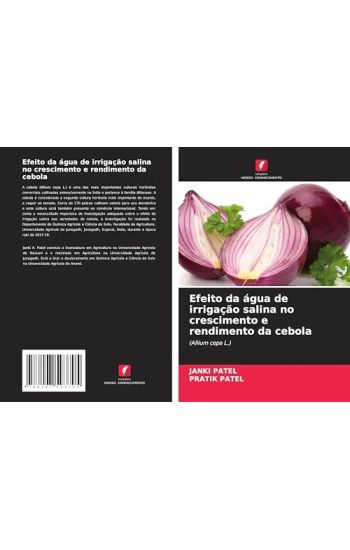 Efeito da água de irrigação salina no crescimento e rendimento da cebola