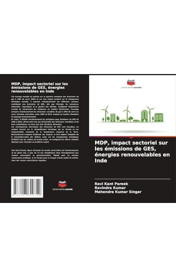 MDP, impact sectoriel sur les émissions de GES, énergies renouvelables en Inde