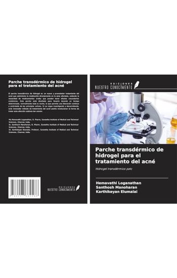 Parche transdérmico de hidrogel para el tratamiento del acné