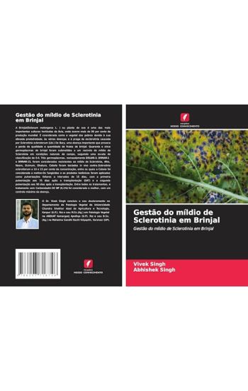 Gestão do míldio de Sclerotinia em Brinjal – Vivek Singh, kirjan kansikuva