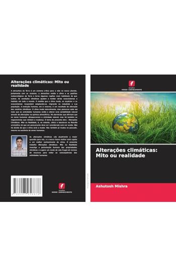 Alterações climáticas – Ashutosh Mishra, kirjan kansikuva
