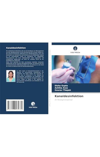 Kanaldesinfektion – Disha Gupta, kirjan kansikuva
