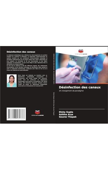 Désinfection des canaux – Disha Gupta, kirjan kansikuva