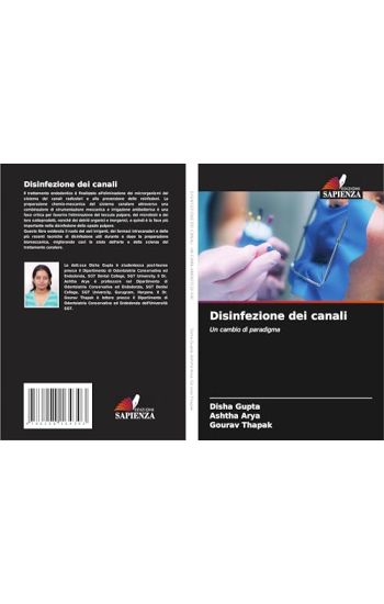Disinfezione dei canali – Disha Gupta, kirjan kansikuva