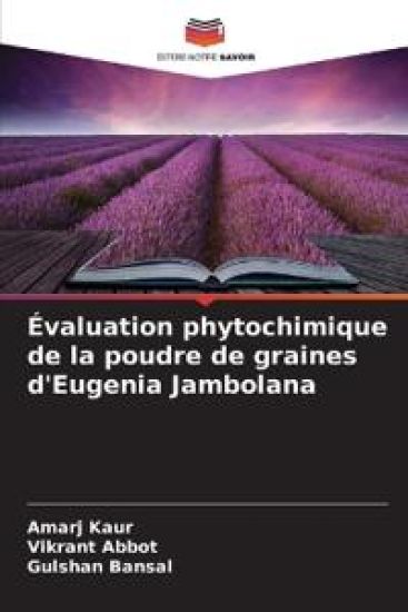 Évaluation phytochimique de la poudre de graines d'Eugenia Jambolana