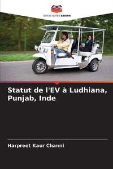 Statut de l'EV à Ludhiana, Punjab, Inde – Harpreet Kaur Channi, kirjan kansikuva