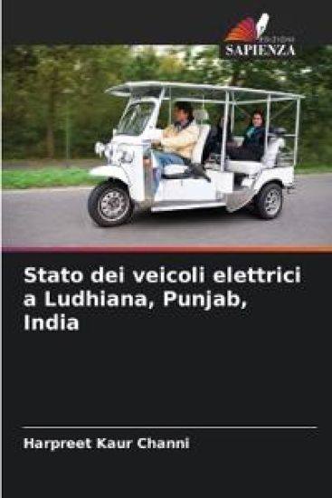 Stato dei veicoli elettrici a Ludhiana, Punjab, India – Harpreet Kaur Channi, kirjan kansikuva
